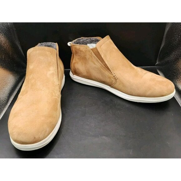 OluKai Hawai’iloa Manu Hope Sneaker Boot Waterproof Leather Women’s Size 9.5 Fox - Picture 1 of 9
